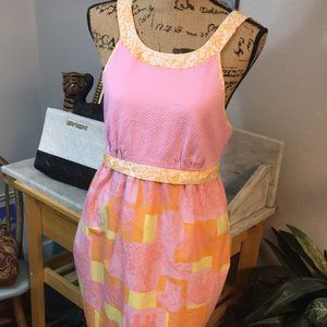 Cute Lilly Pulitzer Cotton Sundress In Pink/Orange